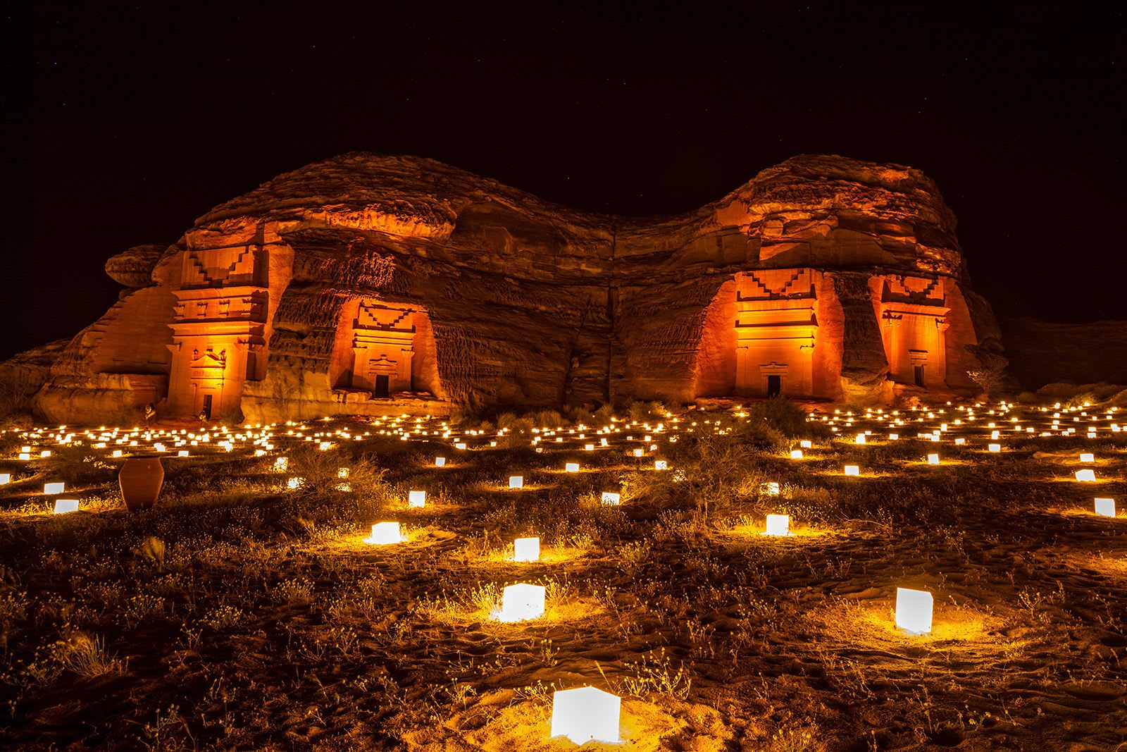 موقع الحجر الأثري في السعودية