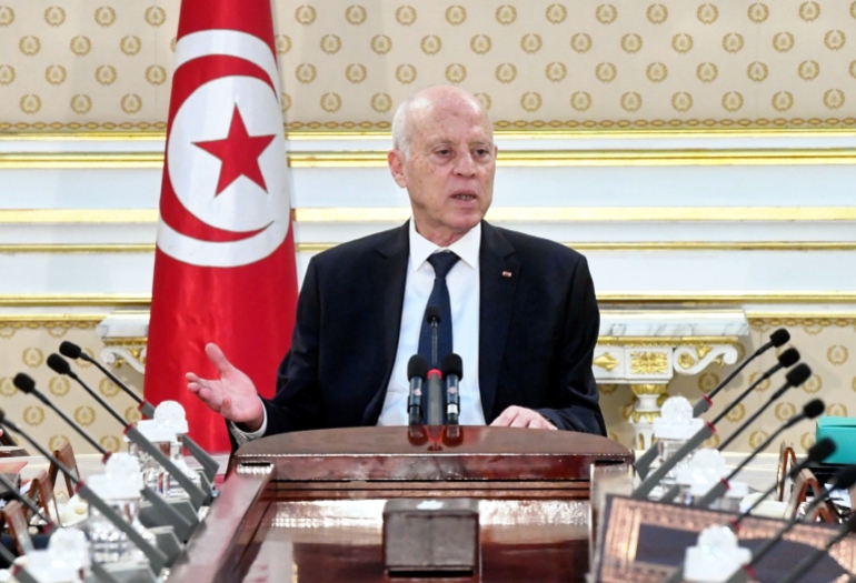 Tunisian President Kais Saied