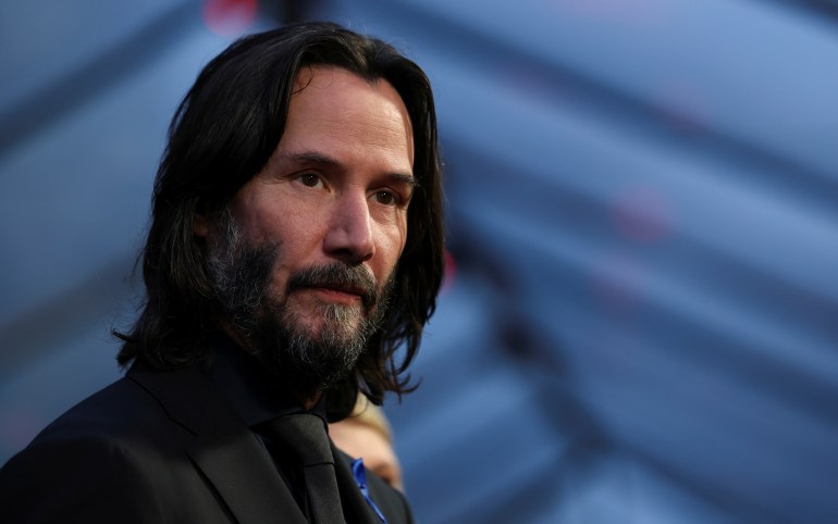 Cast member Keanu Reeves attends the premiere for the film "John Wick: Chapter 4", in Los Angeles, California, U.S., March 20, 2023. REUTERS/Mario Anzuoni