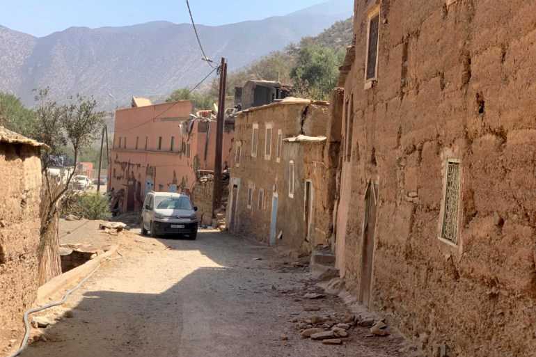مشاهد من مآسي الزلزال في أمكدال 6