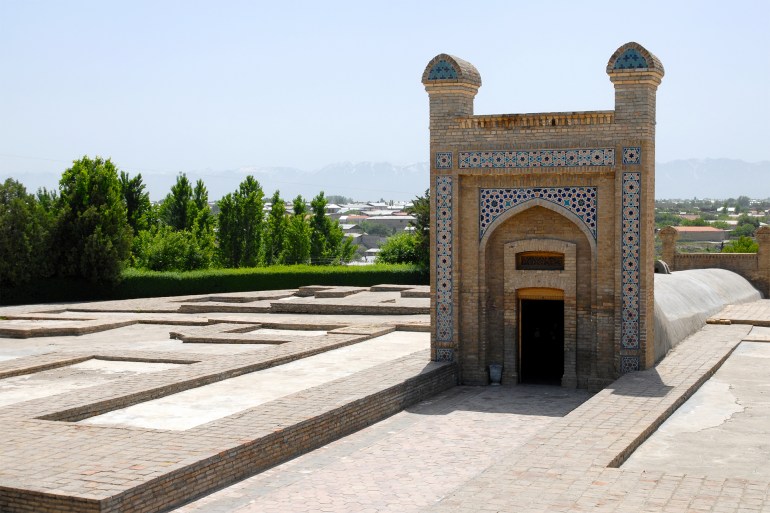 Ulugbek Observatory. Samarkand, Uzbekistan. shutterstock_1346512766