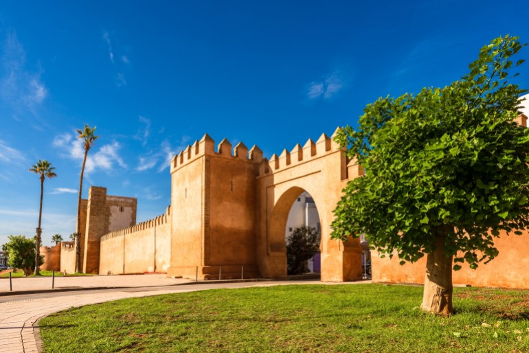 Gate to Salé Medina in Morocco