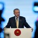 إردوغان يتحدث في الجلسة الاقتتاحية للدورة الوزارية الـ39 للجنة التعاون الاقتصادي والتجاري لمنظمة التعاون الإسلامي (كوميسك) في إسطنبول الاثنين (أ.ب)