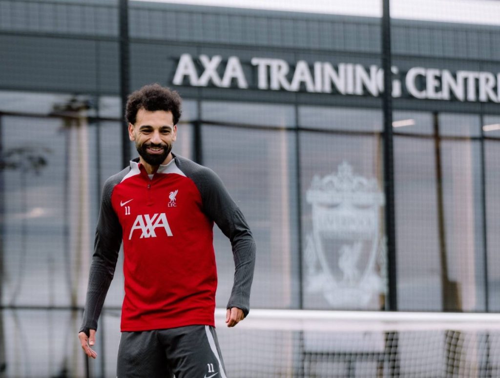 صلاح ينعش تدريبات ليفربول قبل مواجهة برنتفورد