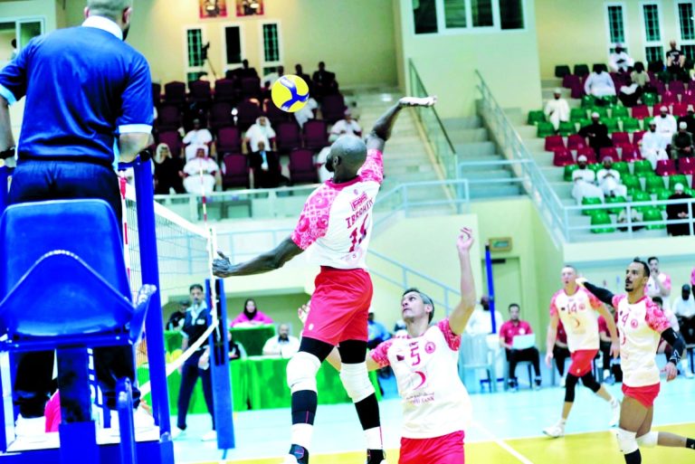  فوز طائرة العربي والريان في بطولة غرب آسيا