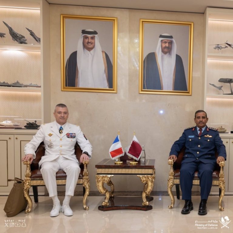 رئيس أركان القوات المسلحة يلتقي رئيس أركان الجيش الفرنسي 