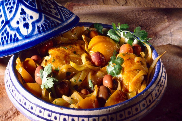 chicken and confit citrus tajine