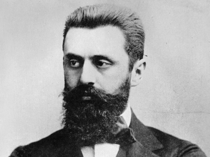 صورة لـ الموسوعة - Theodor Herzl (1860-1904), Writer and statesman. Founder of national Zionism and the World Zionist Organization, which elevated the Jewish problem to an international political subject of primary importance.