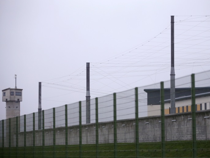 View of Nantes' jail in Carquefou near Nantes as prison wardens attend a nationwide protest, France, January 15, 2018. REUTERS/Stephane Mahe