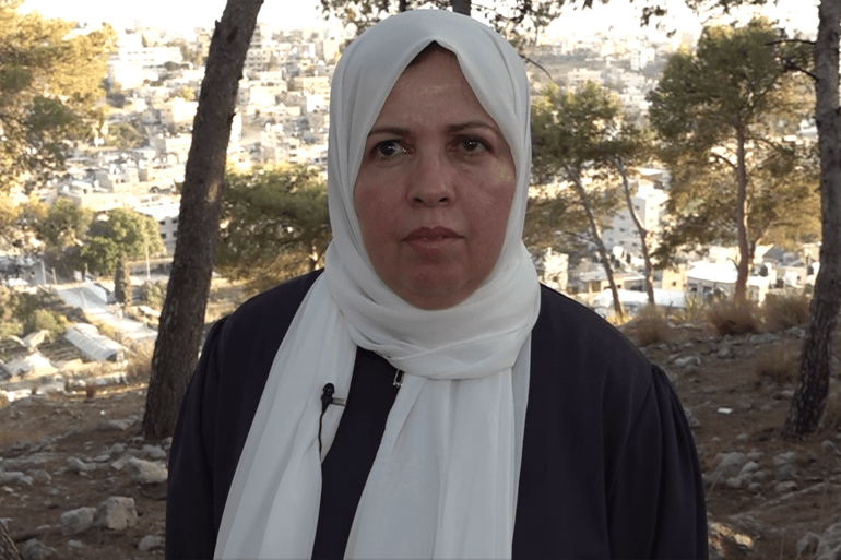 صورة1-فلسطين- عزيزة نوفل- نهاية الجندي- مخيم نور شمس – الجزيرة_