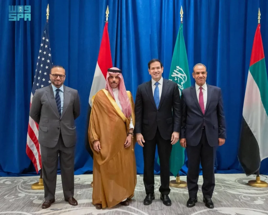 وزير الخارجية السعودي يشارك في الاجتماع الرباعي بشأن السودان