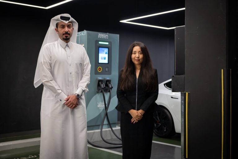  مشيرب قلب الدوحة تدشن محطات الشحن السريع للمركبات الكهربائية (ZD Energy)