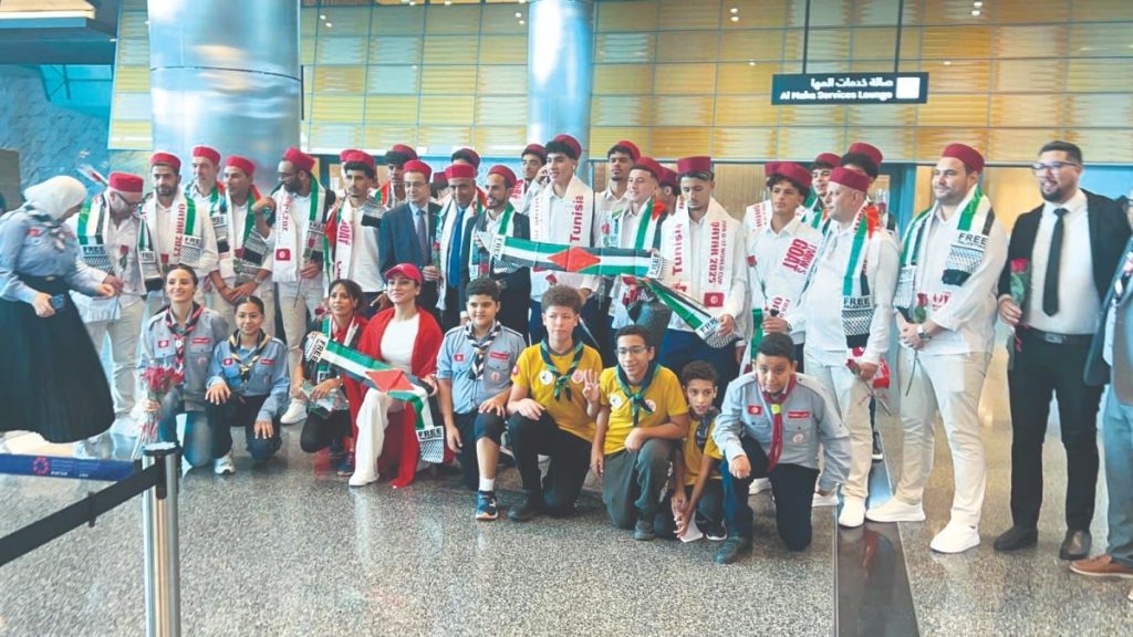  استعداداً للمشاركة بمونديال الناشئين.. استقبال بالشاشية التونسية لنسور قرطاج في مطار حمد