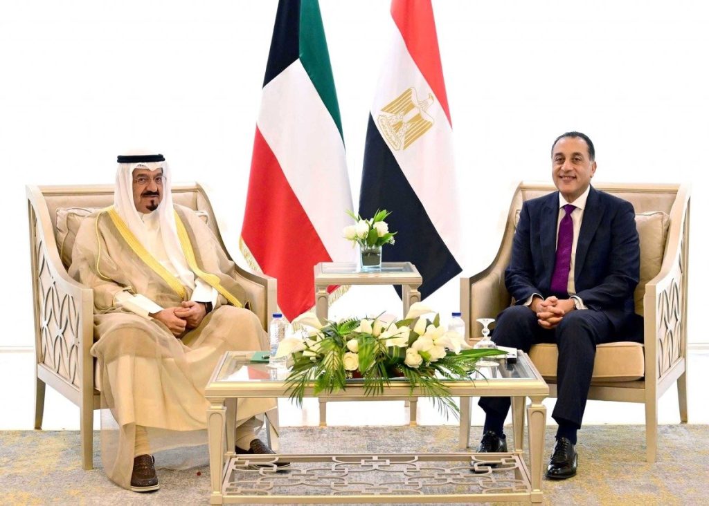  رئيسا وزراء مصر والكويت يبحثان تعزيز العلاقات الثنائية