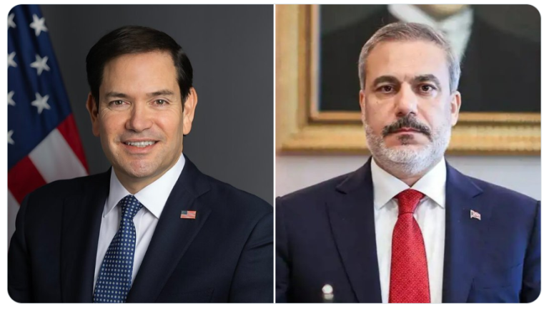 وزيرا خارجية تركيا والولايات المتحدة يبحثان تثبيت وقف إطلاق النار في غزة