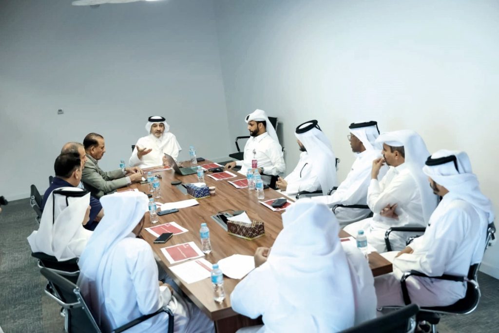اجتماع تنسيقي لإدارة التحكيم ورؤساء قطاع الفئات السنية