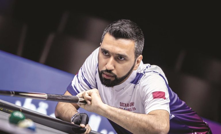  بطولة كأس العالم للبليارد 10 كرات.. علي العبيدلي يطمح للفوز الثاني أمام الفلبيني بيادو