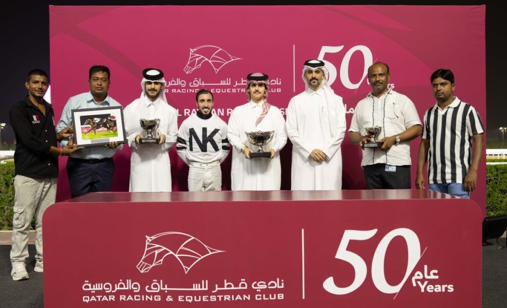  الجواد الزبير يفوز بكأس الغرافة للخيل العربية الأصيلة