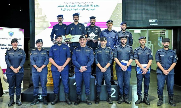 تتويج الفائزين ببطولة الشرطة لرماية البندقية