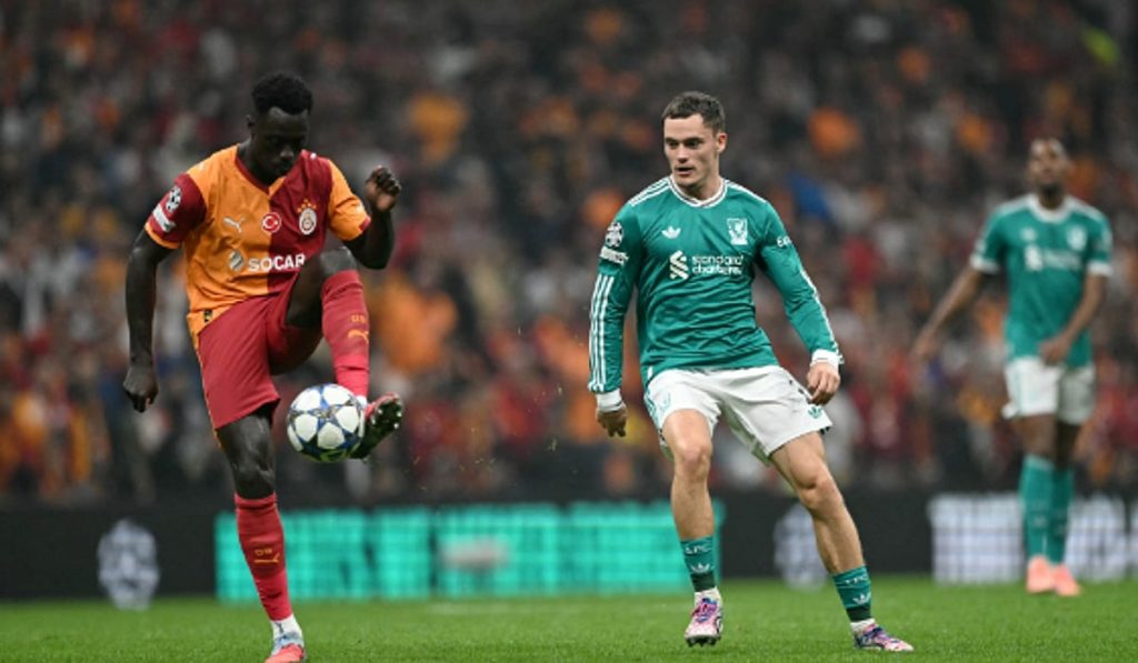 ليفربول يخسر أمام مضيفه غلطة سراي في دوري أبطال أوروبا