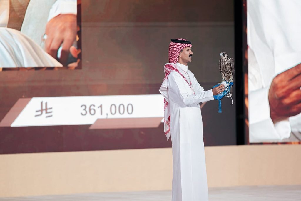 بيع أغلى شاهين فرخ حتى الآن في الليلة الـ 17 لمزاد نادي الصقور السعودي 2025