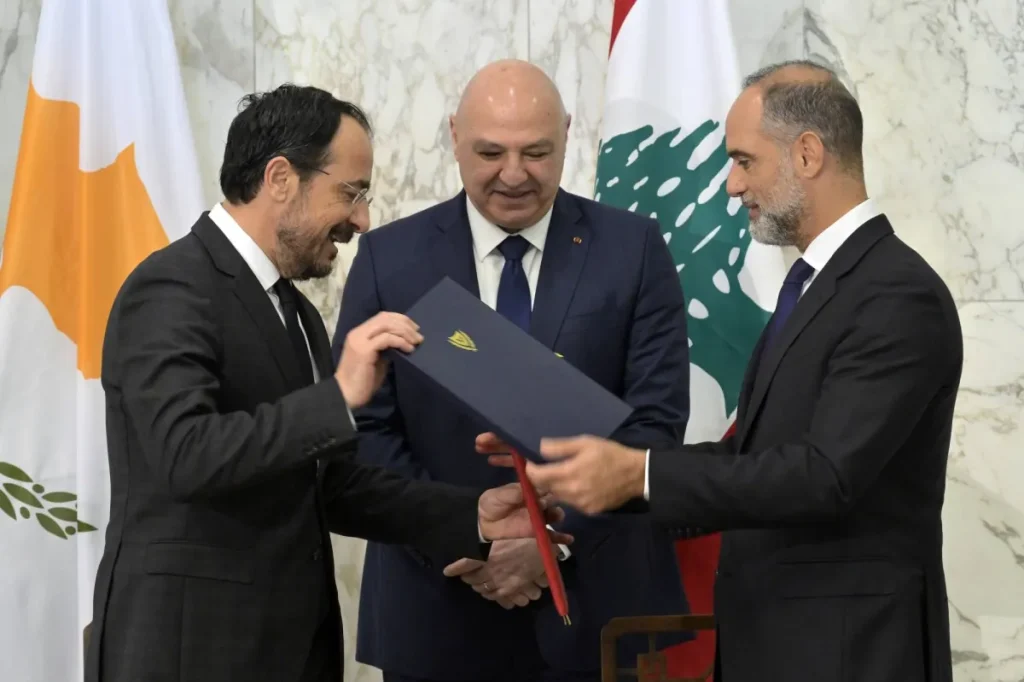 تركيا تعارض اتفاقية ترسيم الحدود البحرية بين لبنان وقبرص