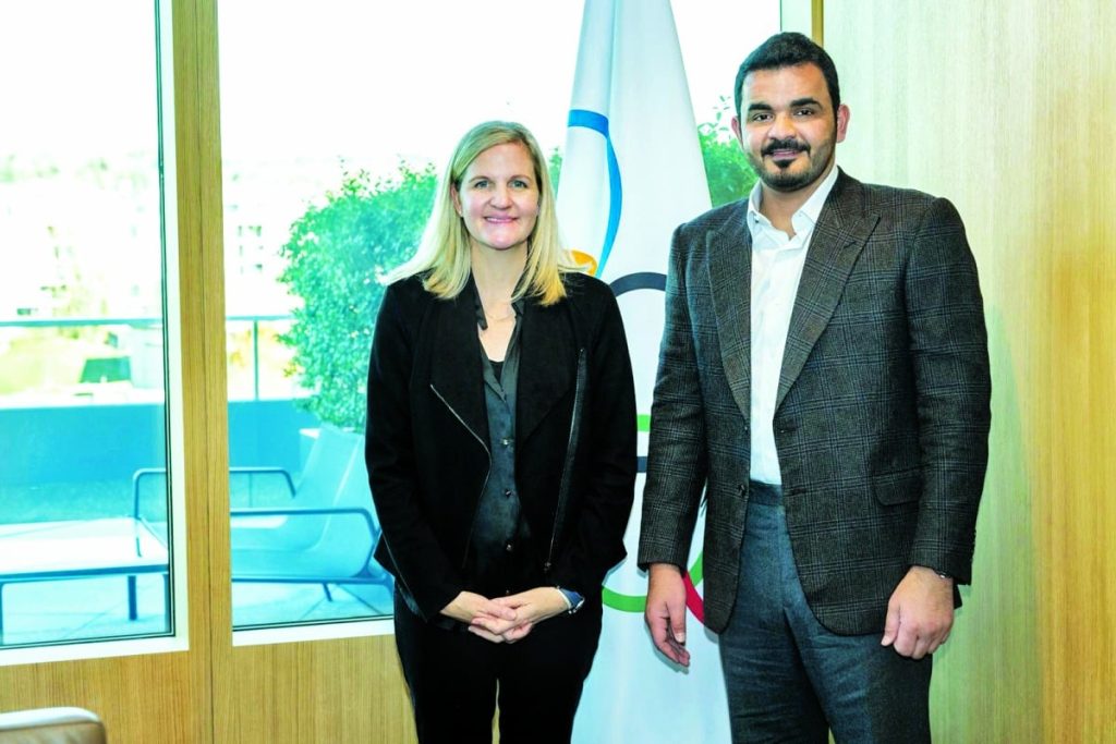  الشيخ جوعان يشارك في اجتماع لجنة المبادئ الأولمبية 365