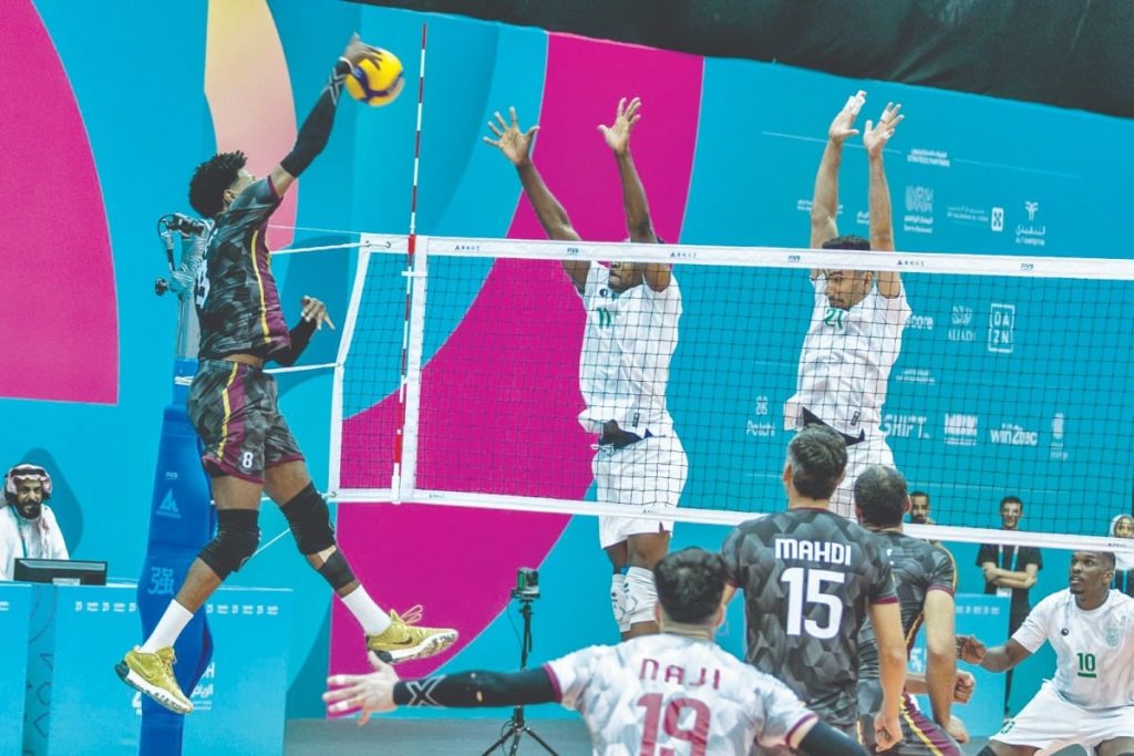  منتخب قطر للكرة الطائرة يفوز على نظيره السعودي بدورة ألعاب التضامن الإسلامي