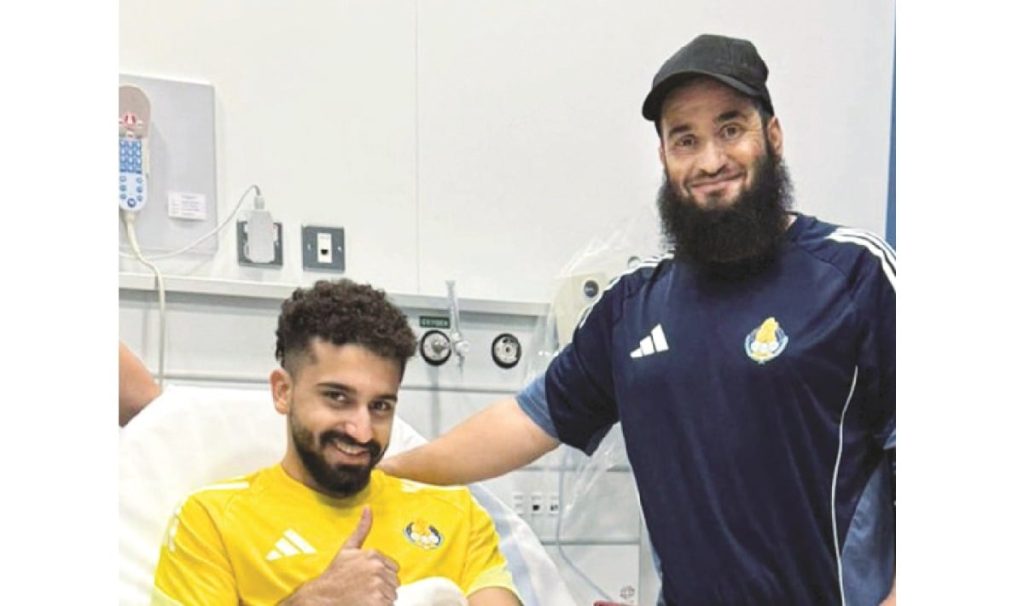 لاعب الغرافة يتعرض لأزمة قلبية