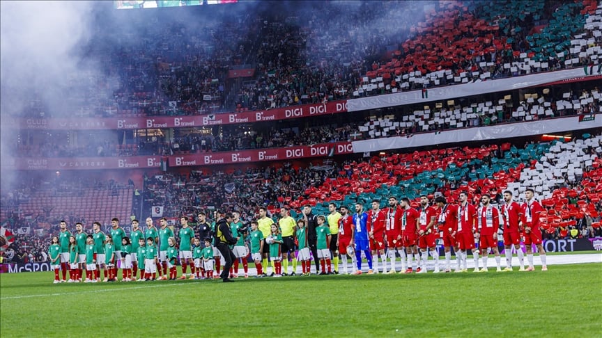  منتخب فلسطين يواجه الباسك في مباراة تضامنية وسط حضور جماهيري ورسائل داعمة لغزة (فيديو)