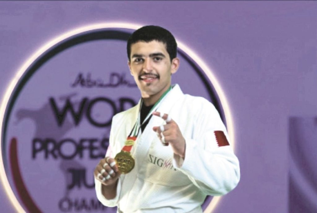 علي المري يحصد ذهبية العالم للجيوجتسو