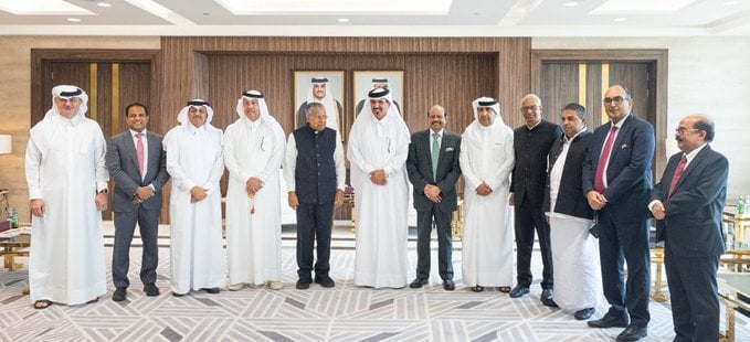  النائب الأول لرئيس غرفة قطر يجتمع مع رئيس وزراء ولاية كيرالا الهندية