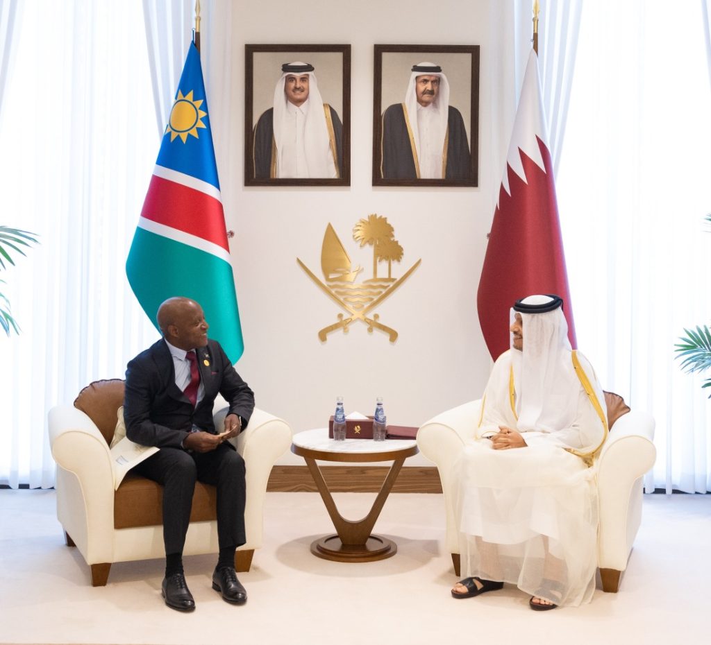  سمو الأمير يتلقى رسالة خطية من رئيسة ناميبيا