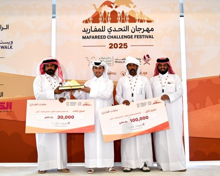  تتويج الفائزين في أشواط المغاتير “الشعل – الصفر” بمهرجان التحدي للمفاريد