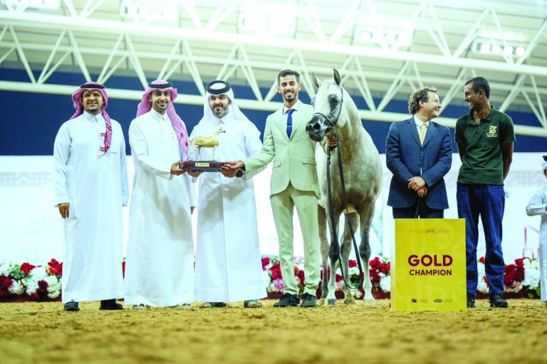  تتويج الأبطال في ختام بطولة الشقب الدولية لجمال الخيل