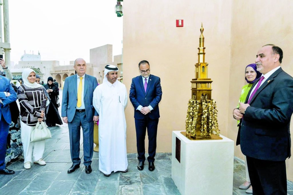 كتارا تدشّن الركن السوري بعمل نحتي