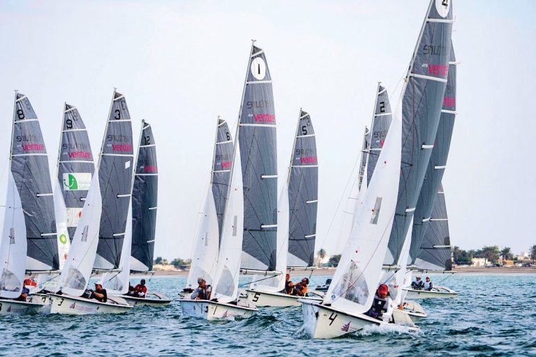  بطولة العالم للإبحار الشراعي لذوي الإعاقة على خط الانطلاق
