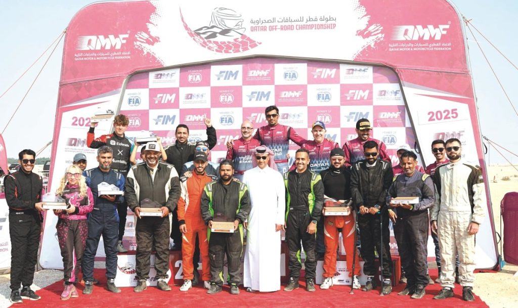 عبد العزيز الكواري بطلاً للجولة الثالثة للسباقات الصحراوية