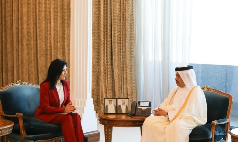  وزير المالية يجتمع مع وزيرة الاقتصاد والطاقة الألمانية