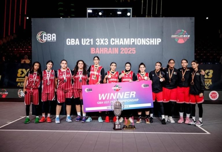  منتخب قطر وصيفا لبطولة الخليج لكرة السلة (3×3) للشباب والفتيات بالبحرين