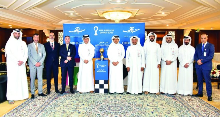  الدولي الإسلامي يستضيف مجسم كأس العرب