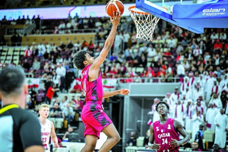 عنابي السلة ضيفاً على لبنان بتصفيات كأس العالم