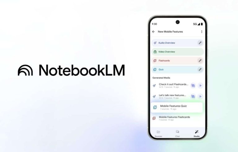 جوجل تُحدث خدمة NotebookLM بإضافة بطاقات تعليمية واختبارات تفاعلية