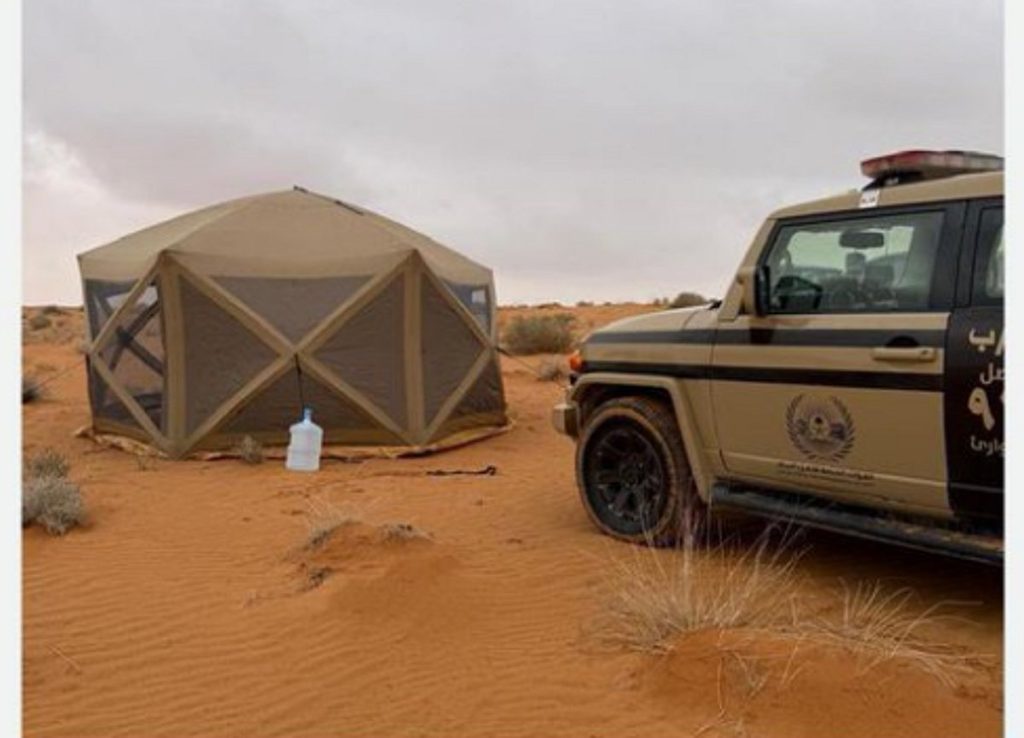 ضبط مقيم سوري لارتكابه مخالفة التخييم دون ترخيص في محمية الملك عبدالعزيز الملكية