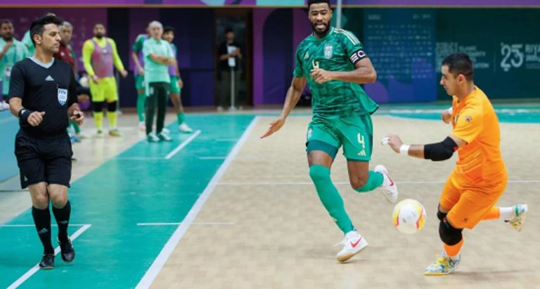 التعادل يحسم قمة إيران والمغرب في كرة قدم الصالات بدورة التضامن الإسلامي