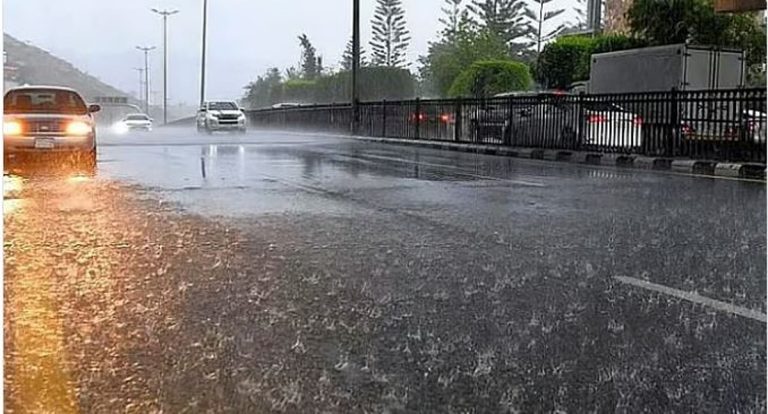 107 محطات رصد سجلت هطول أمطار في 8 مناطق