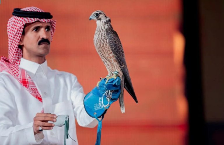 الطواريح يشيدون بجهود نادي الصقور السعودي في تطوير سوق الشواهين