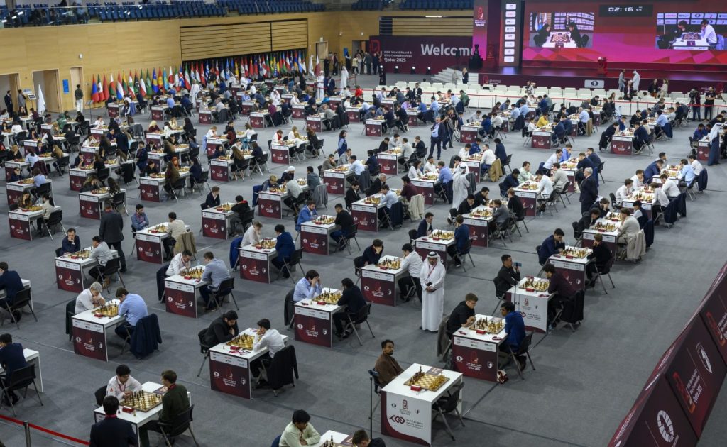  غداً اختتام كأس العالم للشطرنج السريع والخاطف قطر 2025