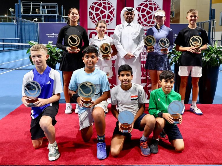  اختتام منافسات النسخة الثالثة من بطولة قطر الآسيوية للناشئين للتنس
