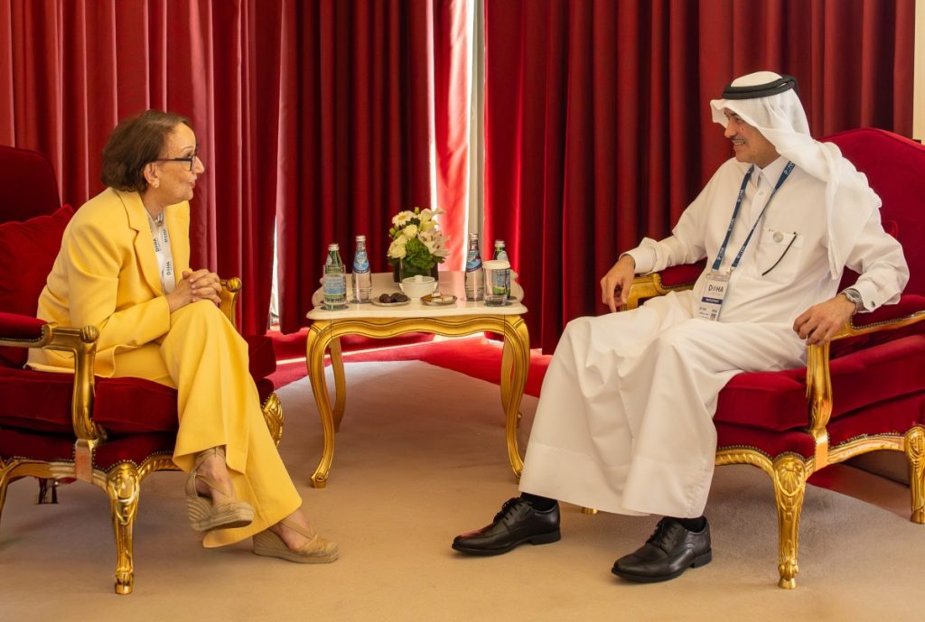 وزير الدولة لشؤون التجارة الخارجية يجتمع مع الأمين العام لمؤتمر الأمم المتحدة للتجارة والتنمية